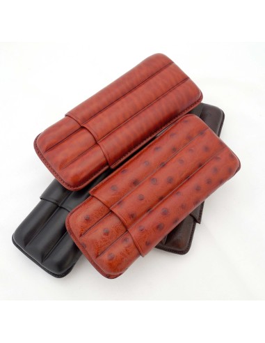 Etui cigare CADIZ 2-3 Coronas Vachette