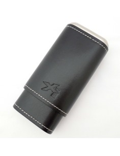Etui cèdre et cuir 3 cigares XIKAR 2