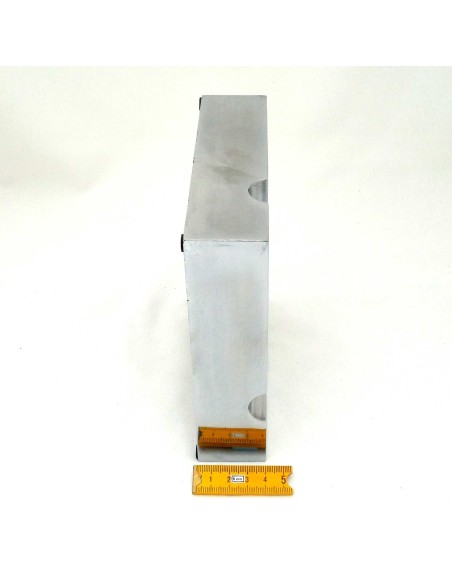 Cendrier 4 cigares aluminium carré