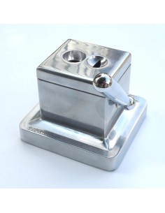 Coupe cigare de bureau coupe en Vé & Droite aluminium poli