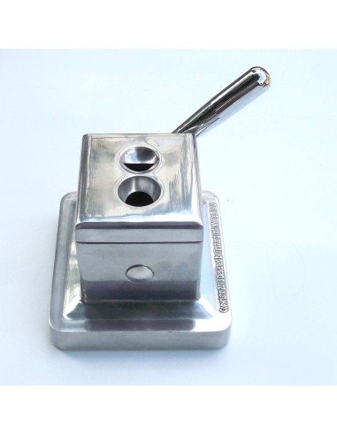 Coupe cigare de bureau coupe en Vé & Droite aluminium poli