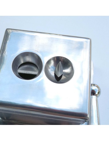 Coupe cigare de bureau coupe en Vé & Droite aluminium poli