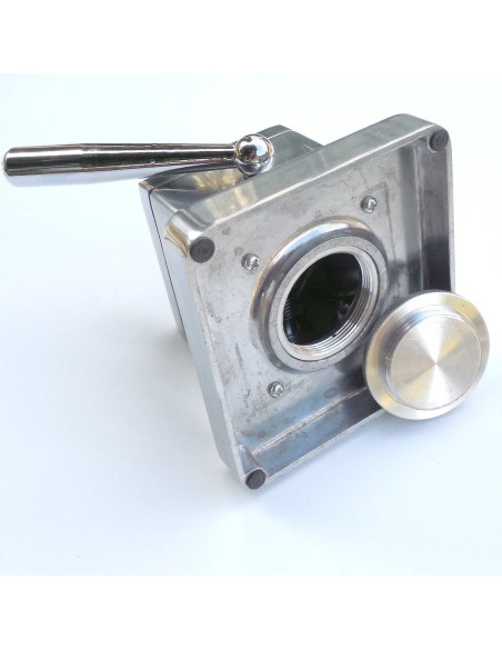 Coupe cigare de bureau coupe en Vé & Droite aluminium poli