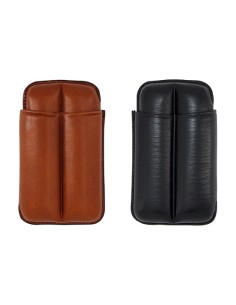 Étui 2 cigares en cuir petit module