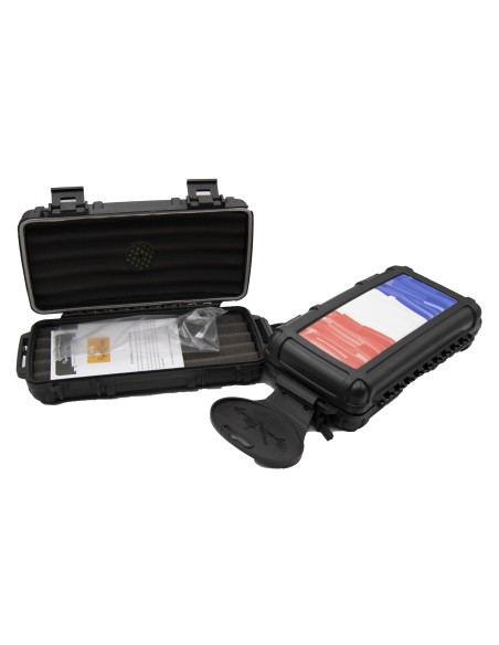 cave voyage 5 cigares drapeau francais