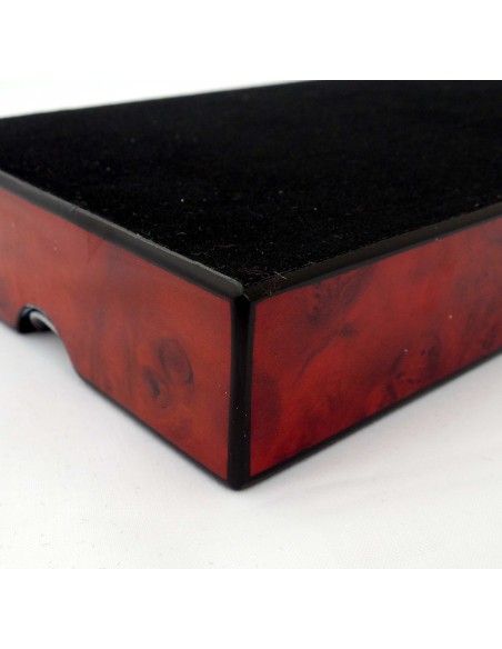 Cendrier métal et bois 2 fumeurs