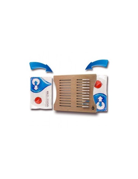 Support Boveda humidification 2 sachets côte à côte