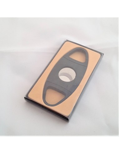 Coupe cigare double lame, résine, bouts ovales