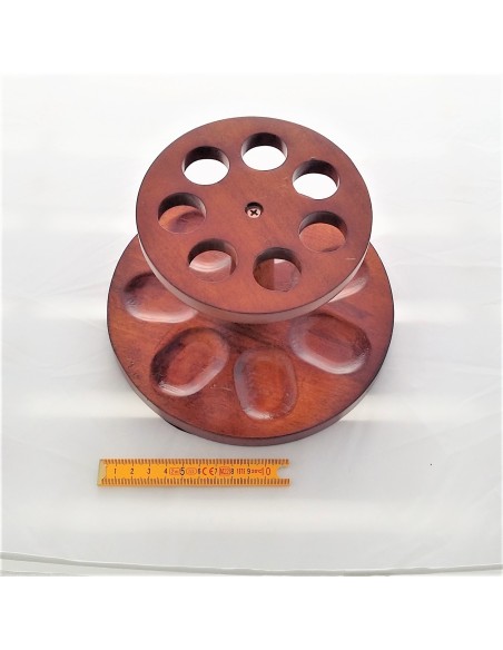 Rack bois circulaire pour 7 pipes