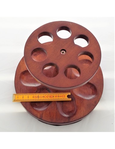 Rack bois circulaire pour 7 pipes