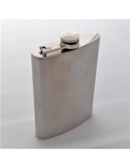 Flasque inox polie 8 oz (24cl)