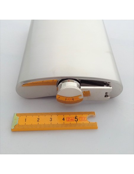 Flasque inox polie 8 oz (24cl)