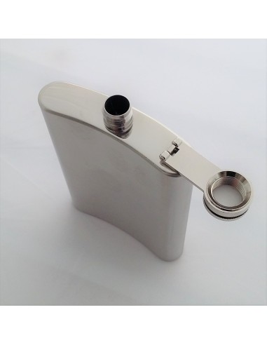 Flasque inox polie 8 oz (24cl)