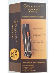 Etui ABS 2 cigares PERFECTO CASE Ring 70 2