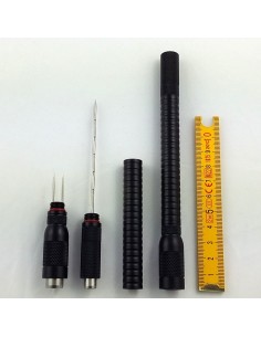 Outil cigare multifonction: double emporte pièce, perforateur, aiguille. 2