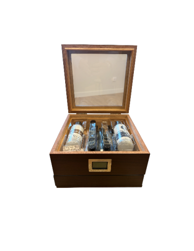 Cave à cigare Renzo finition noyer