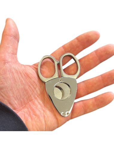 Ciseaux coupe cigare métal chromé