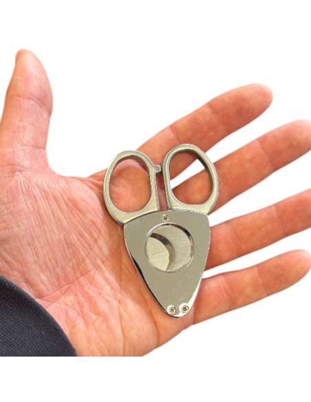 Ciseaux coupe cigare métal chromé