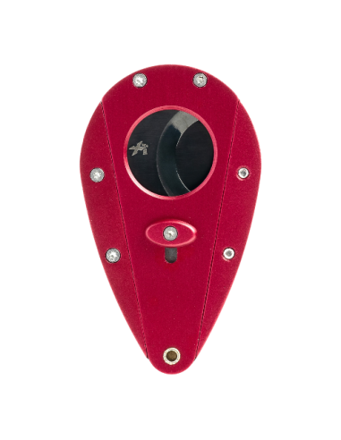 Coupe-cigare XIKAR acier Rouge - Lames noires