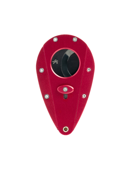 Coupe-cigare XIKAR acier Rouge - Lames noires