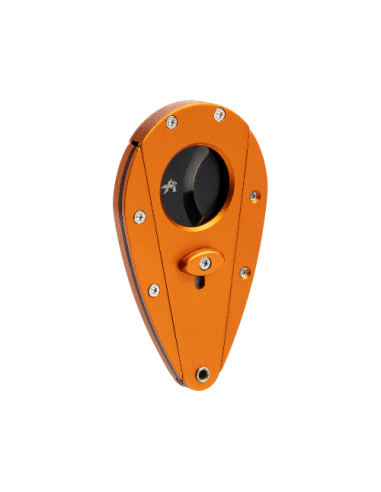 Coupe-cigare XIKAR acier Orange - Lames noires