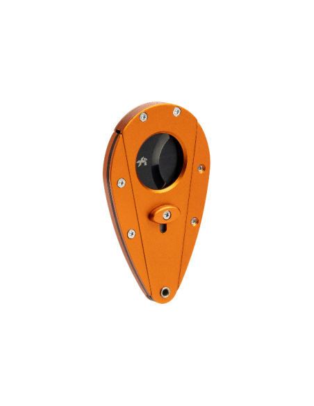Coupe-cigare XIKAR acier Orange - Lames noires