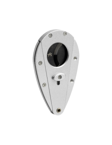 Coupe-cigare acier gris et lames noires