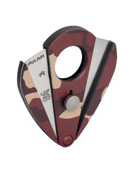 Coupe-cigares XIKAR Camo Bordeaux
