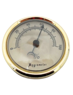 Hygromètre analogique pour vitrine à cigares