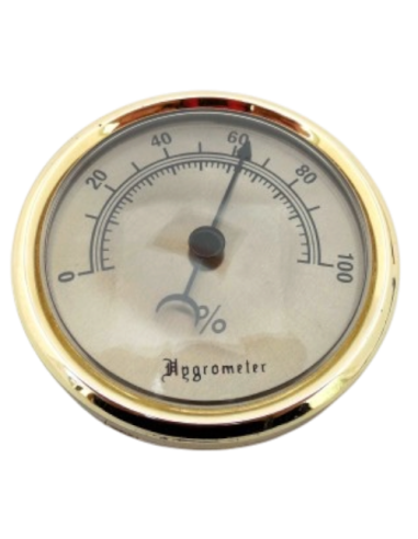 Hygromètre analogique pour vitrine à cigares