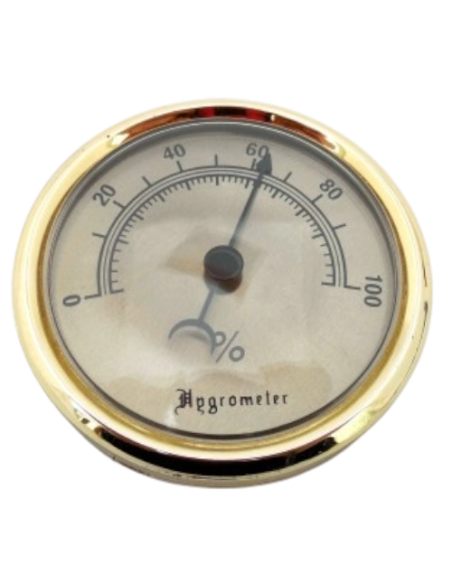 Hygromètre analogique pour vitrine à cigares