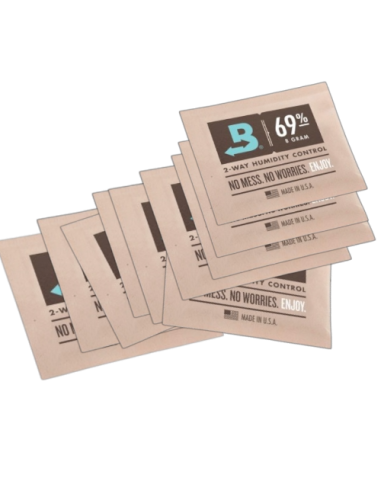 lot de 11 sachets Boveda 8 gr. Rh72%