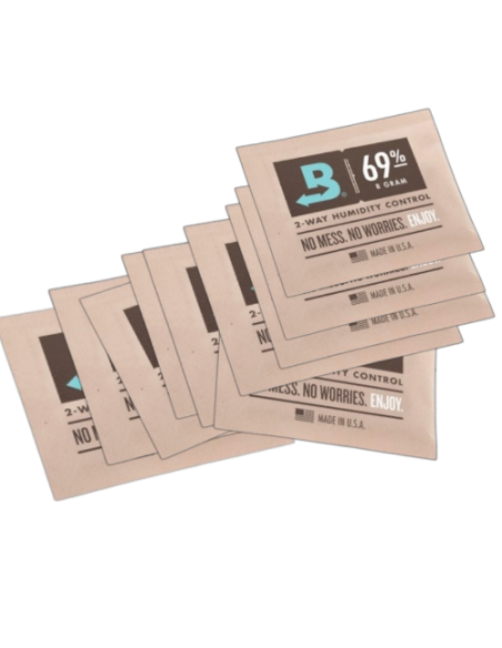 lot de 11 sachets Boveda 8 gr. Rh72%