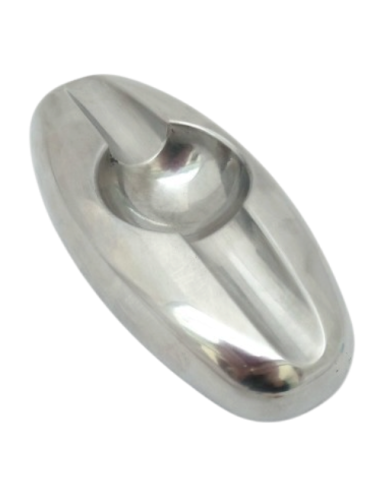 Cendrier Galet  2 Cigares  Aluminium
