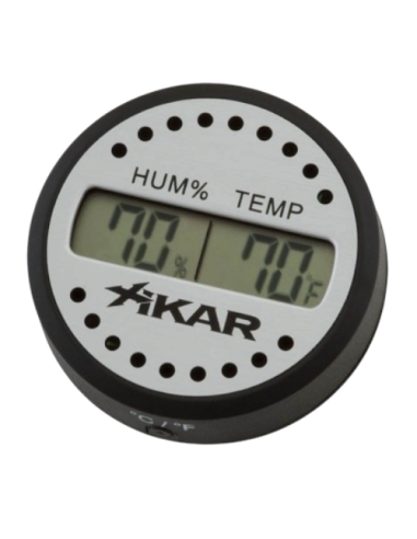 Thermo-Hygromètre cigare XIKAR digital rond