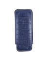 Etui Caïman IPV 2 Cigares Double Toro - Bleu