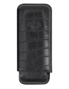 Etui Caïman IPV 2 cigares Double Toro - Noir