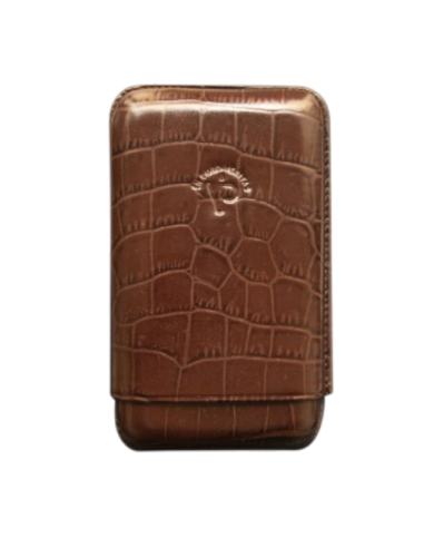 Etui Caïman Cognac