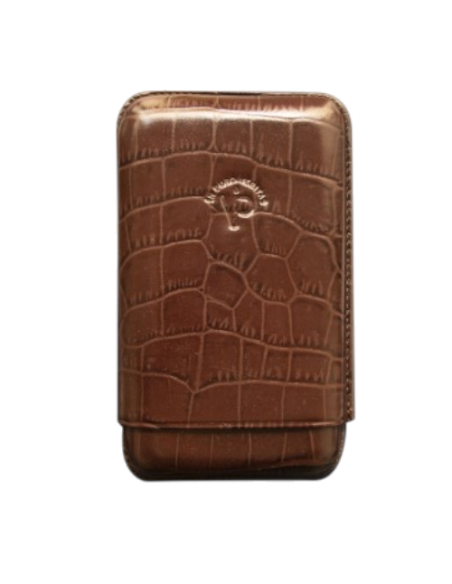 Etui Caïman Cognac