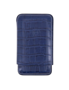 Etui Caïman IPV Robusto 3 cigares - Bleu