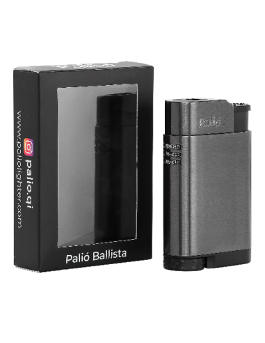 Briquet de salon torche Palio Ballista - Titane