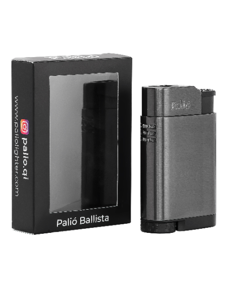 Briquet de salon torche Palio Ballista - Titane