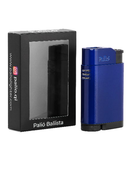 Briquet de salon torche Palio Ballista - Bleu