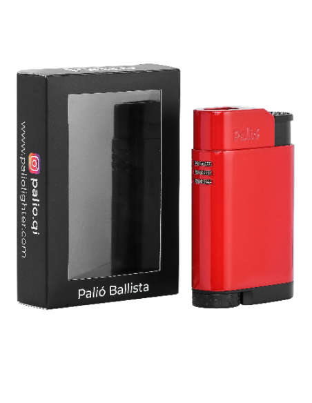 Briquet de salon Torche Palio Ballista - Rouge