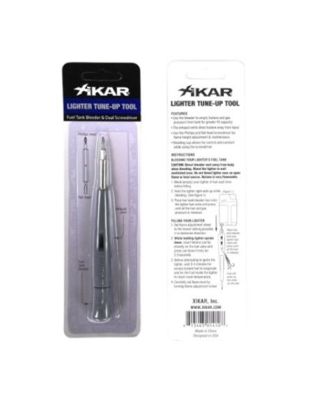 Outil vide briquet & réglage de flamme XIKAR