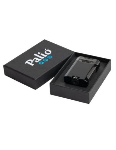 Briquet torche PALIO Antares 2 flammes - Noir