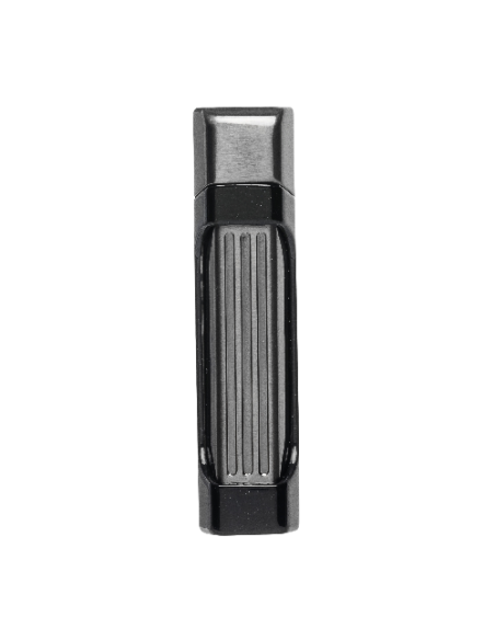 Briquet torche PALIO Antares 2 flammes - Noir