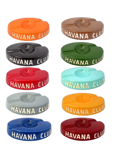 Cendrier Havana Club El Socio - Bleu ciel