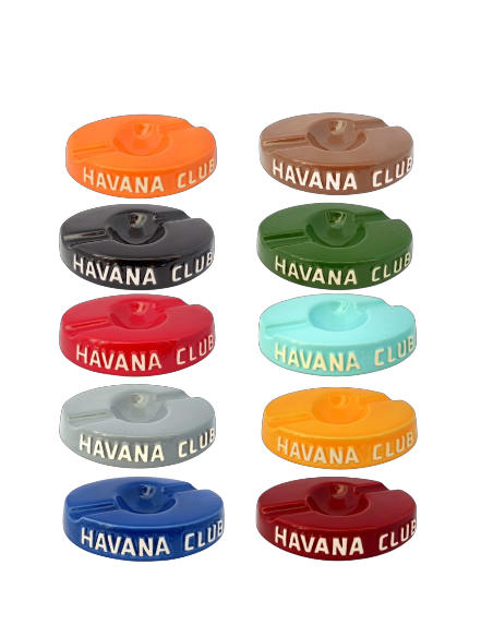 Cendrier Havana Club El Socio - Bleu ciel