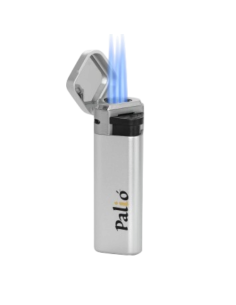 Briquet torche Palio Tréo 3 flammes - Silver 2